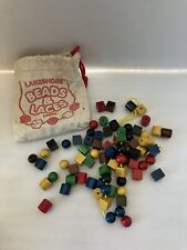 Lakeshore Learning Miniature Beads and Laces In Cloth Bag, Ages 3 And Up for sale  Shipping to South Africa