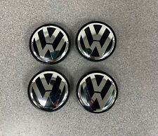 vw alloy wheel hub centre caps 65mm for sale  Shipping to South Africa