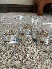 Usado, Lote de 3 vasos de whisky escocés de malta pura Glenfiddich con diseño dorado segunda mano  Embacar hacia Argentina