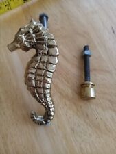 Seahorse brass door for sale  Shipping to Ireland