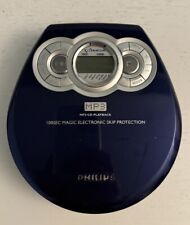 Walkman de disco Philips Expanium CD-MP3 reprodução EXP2301/00 reprodutor de disco azul Discman comprar usado  Enviando para Brazil