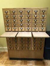 Vintage library card catalog cabinet for sale  Maplewood