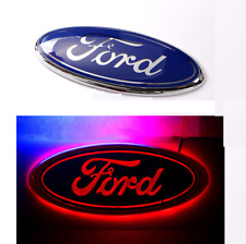 9 inch Red LED Light Emblem Badge For Ford F150 Truck Oval for sale  Shipping to South Africa
