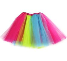 Elastic Layered Rainbow Tulle Tutu Skirt Onesize for sale  Shipping to South Africa