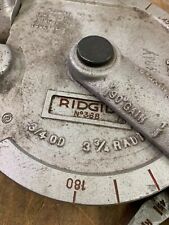 RIDGID 368 Geared Ratchet Tube Bender for  3/4 inch  OD tubing, used for sale  Shipping to South Africa