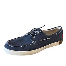 Timberland Mens Boat Shoes Size 11.5 Blue Canvas Shoes for sale  Shipping to South Africa
