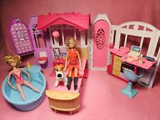 ¡Casa de muñecas plegable Barbie Glam Escapada con piscina + muñecas y accesorios!¡! segunda mano  Embacar hacia Argentina