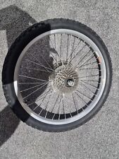 20inch Rear wheel Kids Bike Alloy rim brake , 6 Speed Cassette tyre/ inner tube  for sale  Shipping to South Africa