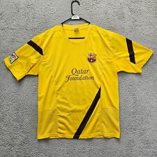 Camiseta deportiva de entrenamiento de fútbol FC Barcelona Qatar Foundation para hombre 3XL amarilla segunda mano  Embacar hacia Argentina
