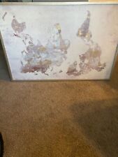 canvas world map for sale  Crown Point