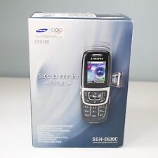 Teléfono celular Samsung SGH-E630C GSM negro 2004 socio olímpico en todo el mundo, usado segunda mano  Embacar hacia Argentina