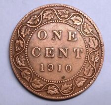 Canada cent 1910 usato  Villaricca