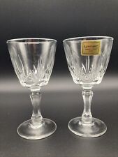 Luminarc Verrerie D’Arques France Crystal Liqueur Cordial Glasses Pair of 2 for sale  Shipping to South Africa