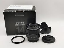 Lente asférica Fujifilm Fujinon XF 14 mm F/2,8R con caja, filtro y capucha - Leer segunda mano  Embacar hacia Mexico
