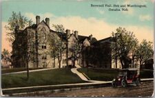 1914 OMAHA Nebraska Postcard BROWNELL HALL / Brownell Talbot College Prep School, used for sale  Shipping to South Africa