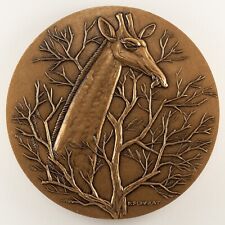 Médaille animalière girafe d'occasion  Bihorel