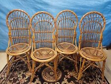 Quattro sedie vimini usato  Sandigliano