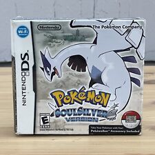 Pokemon SoulSilver Caja Grande Solo SIN JUEGO Nintendo DS Alma Vacía Plata Exterior FABRICANTE DE EQUIPOS ORIGINALES, usado segunda mano  Embacar hacia Argentina