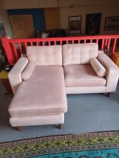 Sofa lounger velvet for sale  ELLESMERE