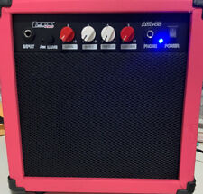🔥 Amplificador LyxPro Beginner AGL-20 20W, rosa/preto 🆕 Como mostrado, comprar usado  Enviando para Brazil