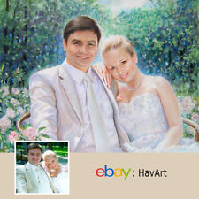 Pintura Personalizada Com Sua Foto Personalizado Presente De Casamento Presente de Aniversário Arte comprar usado  Enviando para Brazil