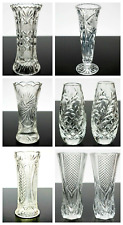 Crystal glass vases for sale  NOTTINGHAM