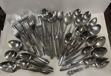 Vintage Lot of MCM Stainless Steel Flatware Set of 45 for sale  Shipping to South Africa