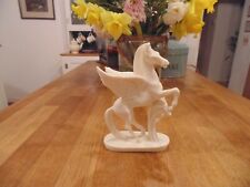 Alabaster figurine pegasus. for sale  LEYBURN