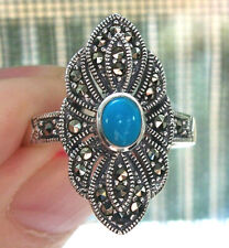 Simulated turquoise marcasite for sale  Middletown