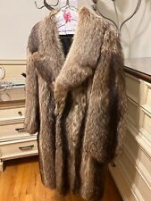 men fur coat raccoon for sale  Pittsburgh