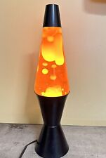 Lámpara de lava vintage 1997 marca Lava Lite serie medianoche naranja negra segunda mano  Embacar hacia Argentina