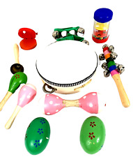 Conjunto de 11 peças de madeira de percussão para instrumentos musicais de brinquedo, usado comprar usado  Enviando para Brazil
