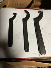 Set Of (3) Hook Spanner Wrenches for sale  Shipping to South Africa