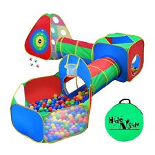 Coolest Kids Activity Center Play Tent & Tunnels Basketball Set Toy w/ Dart Wall, used for sale  Shipping to South Africa