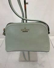 Used, Kate Spade Pale Seafoam Green Coated Leather Zip Domed Crossbody Bag for sale  Shipping to South Africa