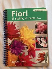 Libro fiori stoffa usato  Varese