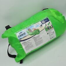 Crivit Air Lounger Beach Bed Portable Festival Inflatable No Pump needed Camping for sale  Shipping to South Africa