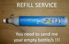 SODASTREAM REFILL SERVICE - CO2 GAS - 425g / 60l  for YOUR empty cylinder bottle for sale  ABERGAVENNY