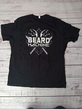 Camiseta de lona para hombre negra manga corta máquina de barba 100 % algodón cuello redondo  segunda mano  Embacar hacia Argentina