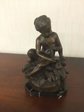 Statue bronze fille d'occasion  Baccarat