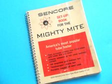 Sencore Tube Tester Set-Up Book for Mighty Mite TC-114, 130, 136, 142, and 154 for sale  Rochester
