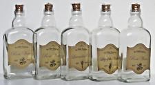 Five glass bottles for sale  AYR