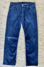 Hudson Jeans Mens 34x34 Blue Wilde Relax Straight Denim Stretch Casual for sale  Shipping to South Africa