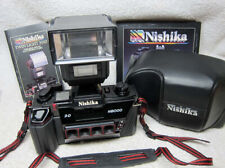 RARE & Minty NISHIKA N8000 3-D 35mm Film Camera Kit w/ Flash,Case,Manuals,Boxes for sale  Shipping to South Africa