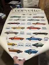 Poster corvette for sale  Glastonbury