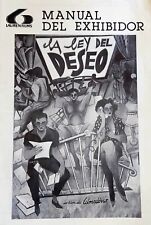 Usado, LA LEY DEL DESEO - Manual del exibidor segunda mano  Embacar hacia Argentina