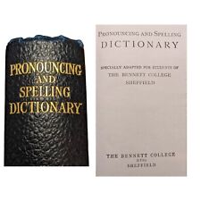 Pronouncing spelling dictionar for sale  DURHAM