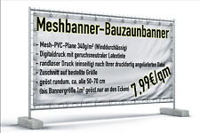 Meshbanner werbeplane bauzaunp gebraucht kaufen  Euskirchen