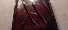 Conjunto de 51 canetas e lápis retrô vermelho comprar usado  Enviando para Brazil