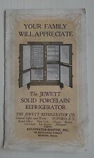 Vintage JEWETT REFRIGERATOR CO original 1924 catalog Kelvinator Boston ice box for sale  Shipping to South Africa